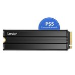 Lexar NM790 4TB dahili SSD Soğutuculu, M.2 2280 PCIe Gen4x4 NVMe SSD, 7400 MB/s'ye kadar okuma, 6500 MB/s yazma, PS5, oyuncular için Solid State Drive (LNM790X004T-RN9NG)