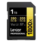 Lexar Professional 1Tb 1800X 280Mb/S 4K V60 Sd Hafıza Kartı