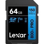 Lexar Professional 800X Pro SDXC LSD0800P064G-BNNNG 64 GB C10 V30 U3 Hafıza Kartı