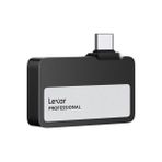 Lexar Professional Go Taşınabilir SSD 2 Tb, Ultra Kompakt, Apple Prores'i Destekler, 1050 Mb/s'ye Kadar Okuma ve 1000 Mb/s'ye Kadar Yazma, USB 3.2 Gen 2, IP65, iPhone 15/16 Pro Için, Siyah