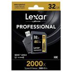 Lexar Profesyonel 2000x 32GB 160Mb-S SDXC Hafıza Kartı