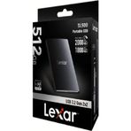 Lexar SL500 LSL500X512G-RNBNG USB 3.2 512 GB Taşınabilir SSD