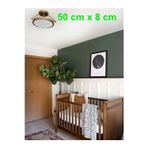 lexi Lx Iskandinav Duvar Çıtası 50 Cm X 8 Cm (5 ADET) Çocuk Odası Dekorasyonu Boyanabilir Duvar Çıtası