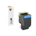 Lexmark 80C8SCE CX410DE 2000 Sayfa Uyumlu Mavi Muadil Toner