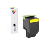 Lexmark 80C8SY0 CX410DE Uyumlu 2000 Sayfa Sarı Muadil Toner