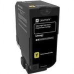 Lexmark 84c5hye cx725 Orjinal Sarı Toner