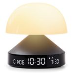 Lexon Mina Sunrise Alarm Saatli Gün Işığı Simulatörü Metalik Gri LR153MX