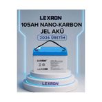 Lexron 105 Ah 12V Nano Karbon Jel akü