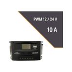 Lexron 10A PWM Şarj Kontrol Cihazı 12V Güneş Paneli İçin Akü Voltajı Yönetimi