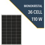 Lexron 110W Monokristal Güneş Paneli