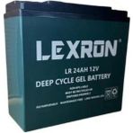 Lexron 12 Volt 24AH Amper Solar Sistem ve Elektrikli Araç Jel Akü