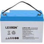 Lexron 12V 105AH Deep Cycle Nano Carbon Jel Akü 105 Ah Kapasite ile Güçlü Performans