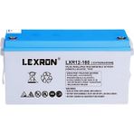 Lexron 12V 150AH-160AH Deep Cycle Nano Carbon Solar Jel Akü