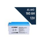 Lexron 160A Deep Cycle Solar Jel Akü (Nano Teknoloji)