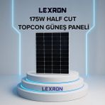 Lexron 175W Monokristal Half-Cut Topcon Güneş Paneli - 0 - Siyah