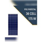 Lexron 175W Polykristal Güneş Paneli