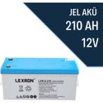 Lexron 210AH-12V Nano-Karbon Jel Akü