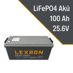 Lexron 25,6 V 100 Ah Lityum Akü