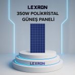 Lexron 350W Polikristal Güneş Paneli - Alüminyum