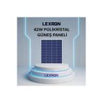 Lexron 36 Cell 42W Polykristal Güneş Paneli