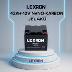 Lexron 42AH 12V Nano-Karbon Jel Akü