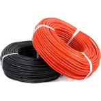 Lexron 50+50 Metre 6mm Solar Kablo (Kırmızı+Siyah) - 0 - Siyah