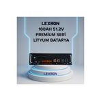 Lexron 51.2V 100 AH LiFePO4 LİTYUM AKÜ KASET TİPİ