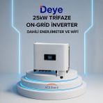 Lexron Deye 25KW On-Grid Triifaze Invertör - Siyah