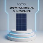 Lexron Ecosol 295W Polikristal Güneş Paneli - 0 - Siyah