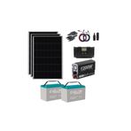 Lexron Güneş Enerjisi Bağ Evi Solar Paketi 1200w Sinüs Inverter 250w Güneş Paneli 100ah Jel Akü