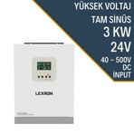 Lexron HV MPPT 3 kW 40-500 PV Input Akıllı Inverter