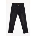 Lexsina LX318W Antrasit Erkek Çocuk Slim Fit Likralı Jean Pantolon Normal Bel Denim Kumaş - 9 - 10 Yaş