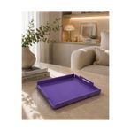 LEYA HOME Dekoratif Pleksi Tepsi / Organizer Akrilik Tepsi / Sunum Tepsisi / 19x19 cm / 1 Adet