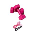 Leyaton 1 Kg Pembe Dambıl Ve Atlama Ipi Seti Egzersiz Seti Antrenman Seti 1 Kg 2 Adet 2 Kg Dambıl Seti