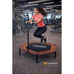 Leyaton 135 Cm Altıgen Step Trambolin Siyah-Turuncu, Tek Ebat, ALTIGEN135, Siyah-Turuncu