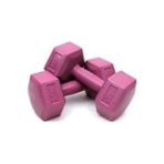 Leyaton 2 kg Dambıl Seti Ağırlık Seti 2 kg 2 Adet( Pembe ) - 2 kg x 2 Adet