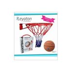 Leyaton Basketbol Pota Çemberi Fileli 20 Mm + Top Hediye KIRMIZI Tek Ebat