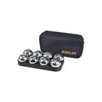 Leyaton Bocce Set Metal 8 Li Çantalı Lyt - 28 GRİ Tek Ebat Unisex, Tek Ebat, 123LYT-28, GRİ