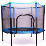 Leyaton Mavi 140 cm Fileli Büyük Boy Trambolin