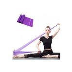 Leyaton Pilates Bandı Jimnastik Egzersiz Lastiği 150x15 cm, Tek Ebat, 15015MOR, MOR