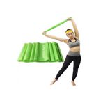 Leyaton Pilates Bandı Jimnastik Egzersiz Lastiği 150x15cm Yeşil, Tek Ebat, 15015YESİL, YEŞİL