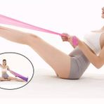Leyaton Pilates Bandı Pilates Lastiği Jimnastik Plates Lastiği 120x15 Cm