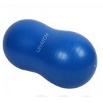 Leyaton Pilates Topu Fıstık Top Egzersiz Pilates Topu Mavi +Pompa