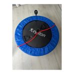 Leyaton Sayaçlı 102 cm Trampolin (Egzersiz Lastikli Trambolin) MAVİ Tek Ebat