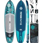 Leyaton Sup Şişme Sörf Tahtası Stand Up Paddle Board 89*351*15 cm Sun 2 - Mavi