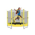 Leyaton Trambolin Fileli Korumalı 152 Cm Kolay Kurulum SARI Tek Ebat