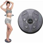Leyaton Twister Disk Bel Inceltici Dönen Disc Spor Aleti Incelme Zayıflama Fitness Ekipman - Siyah