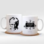 Leydi Collection Atatürk 007 Beyaz Kupa