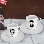 Leydi Collection İkili 6 Türk Kahvesi Fincanı Takımı