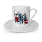 Leydi Collection London Tasarımlı 4 Türk Kahvesi Fincanı